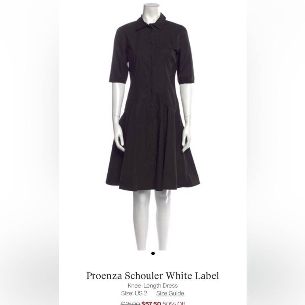 Proenza Schouler White Label Shirtdress